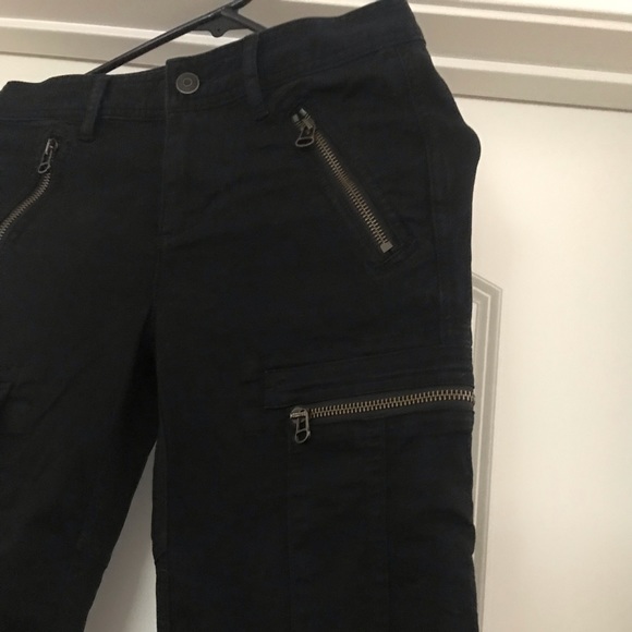 Women’s Ralph Lauren black zipper denim sz0 - Picture 3 of 8